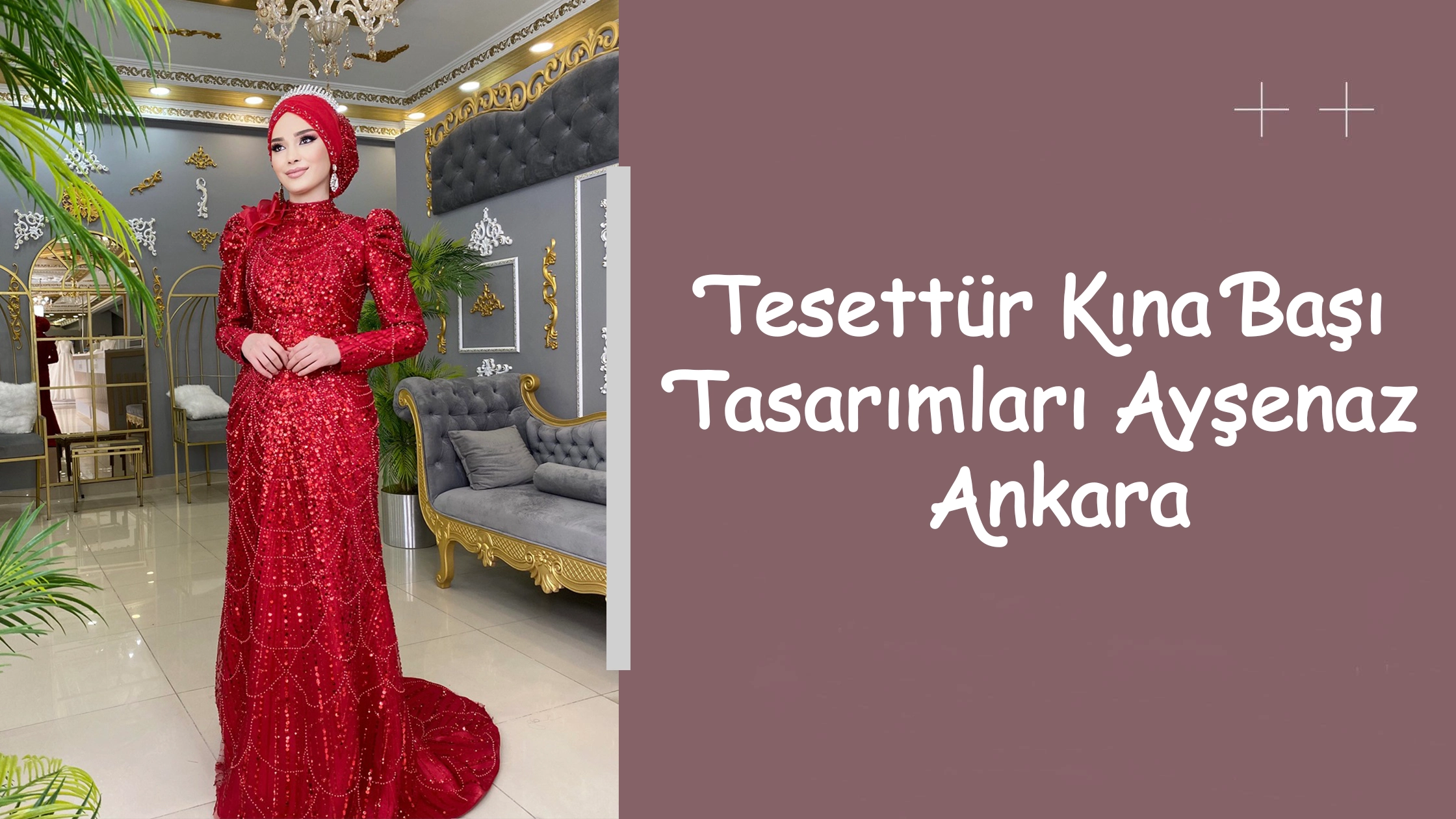 Tesettür Kına Başı Tasarımları Ayşenaz Ankara