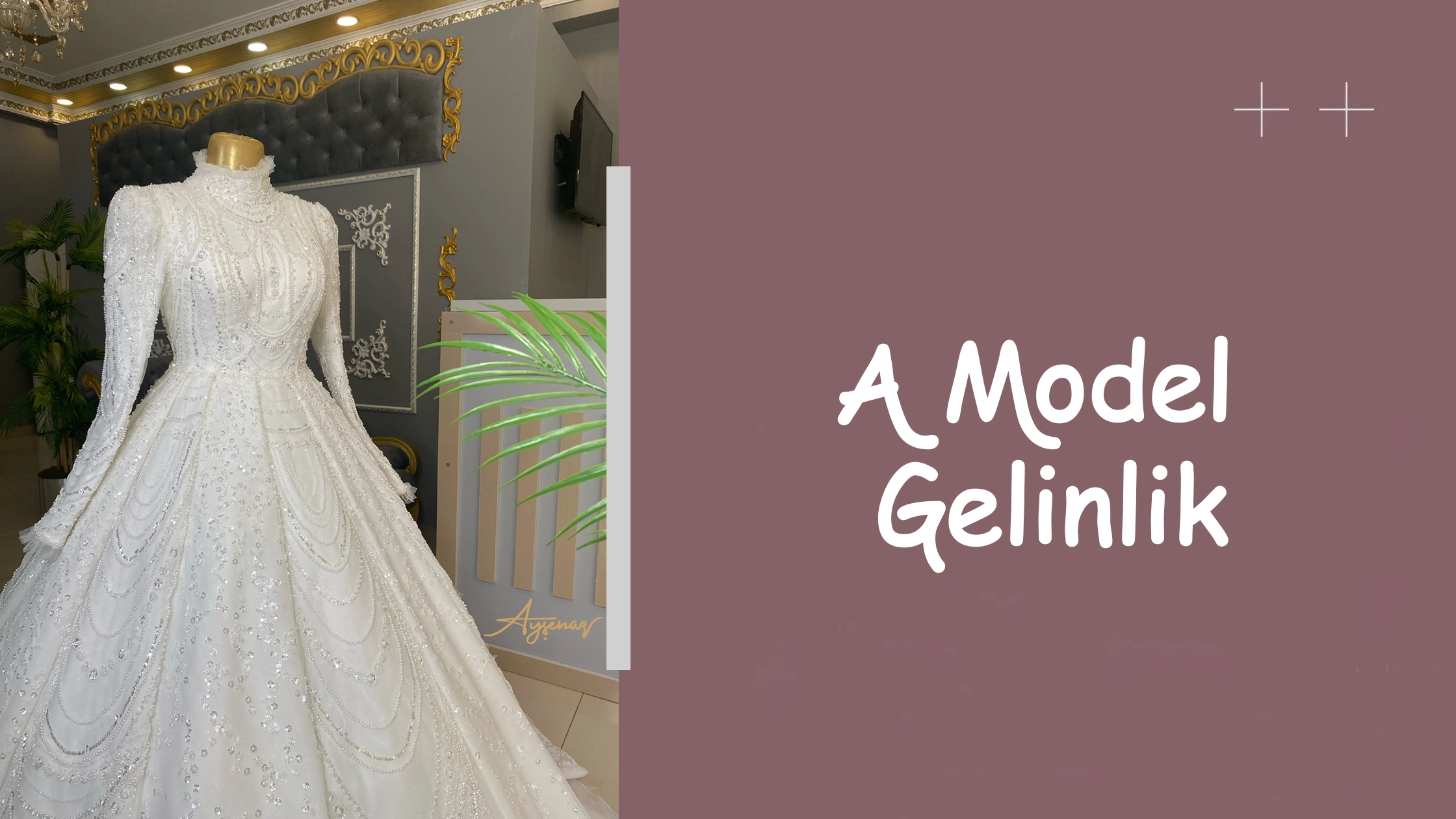 A Model Gelinlik