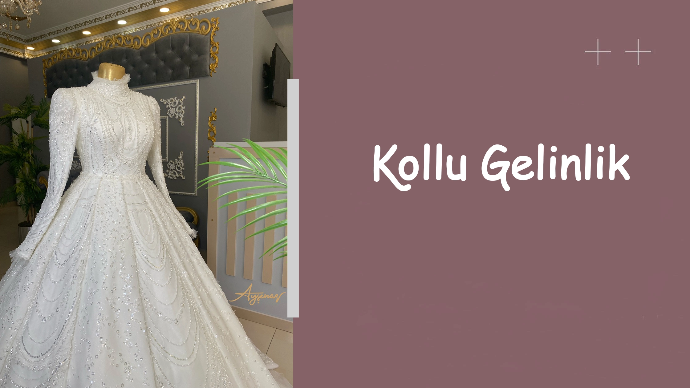 Kollu Gelinlik