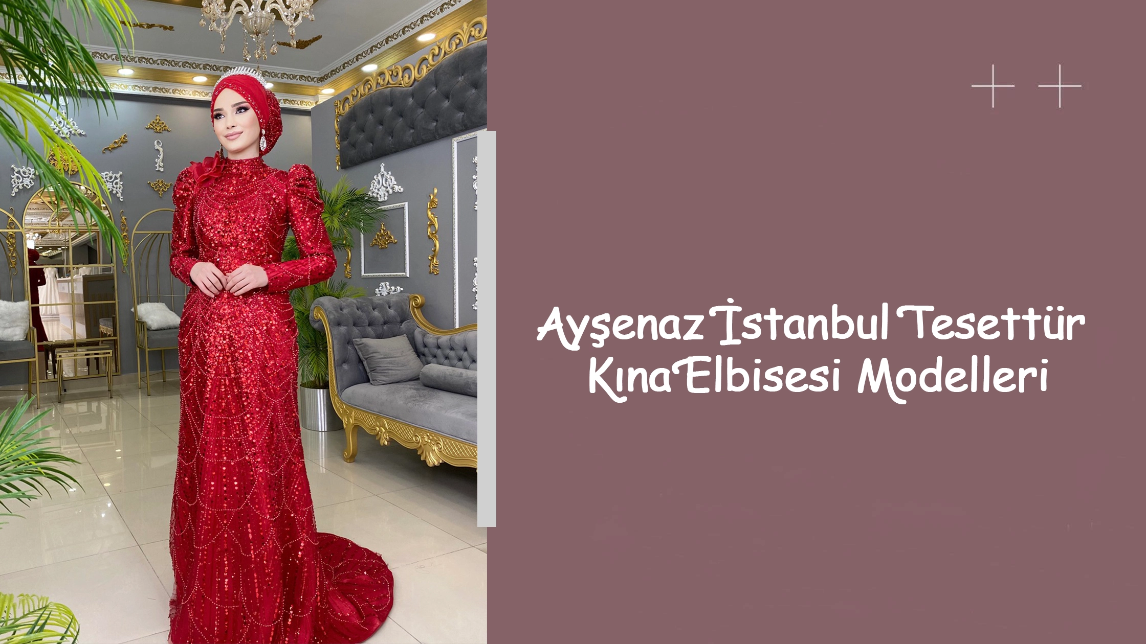 Ayşenaz İstanbul Tesettür Kına Elbisesi Modelleri