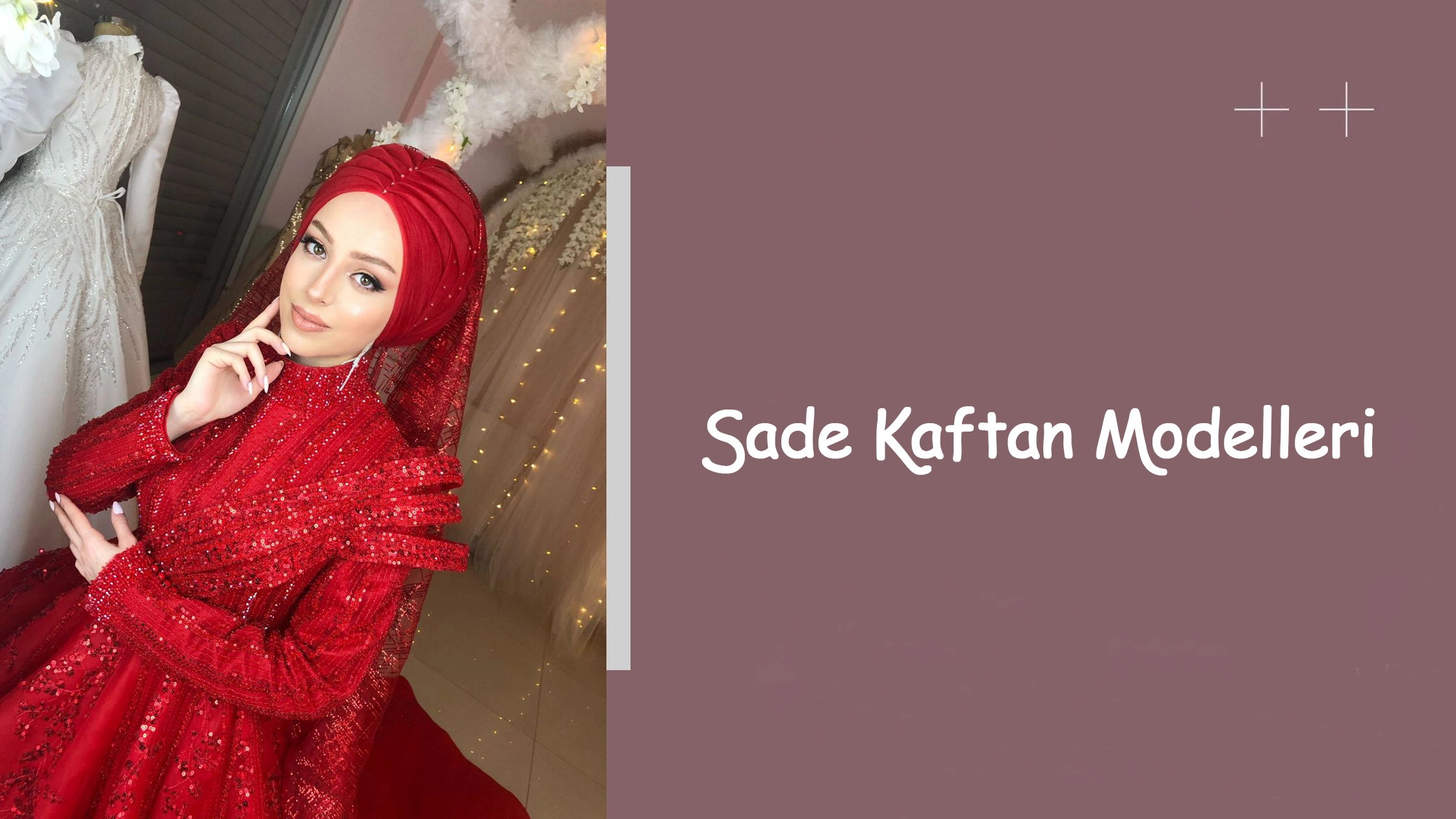 Sade Kaftan Modelleri