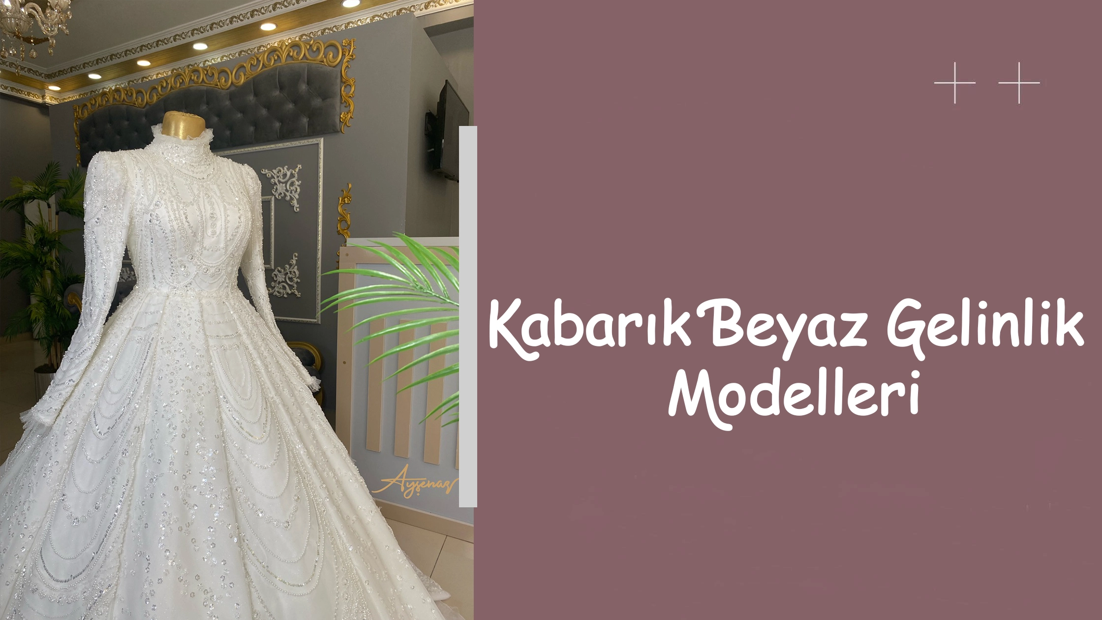 Kabarık Beyaz Gelinlik Modelleri