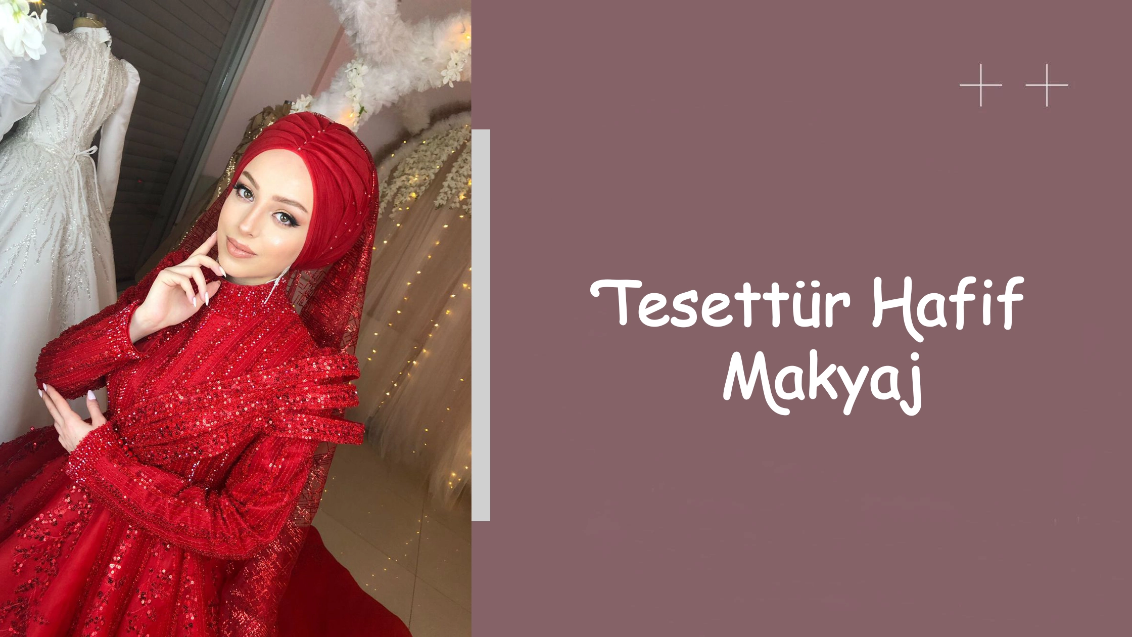 Tesettür Hafif Makyaj