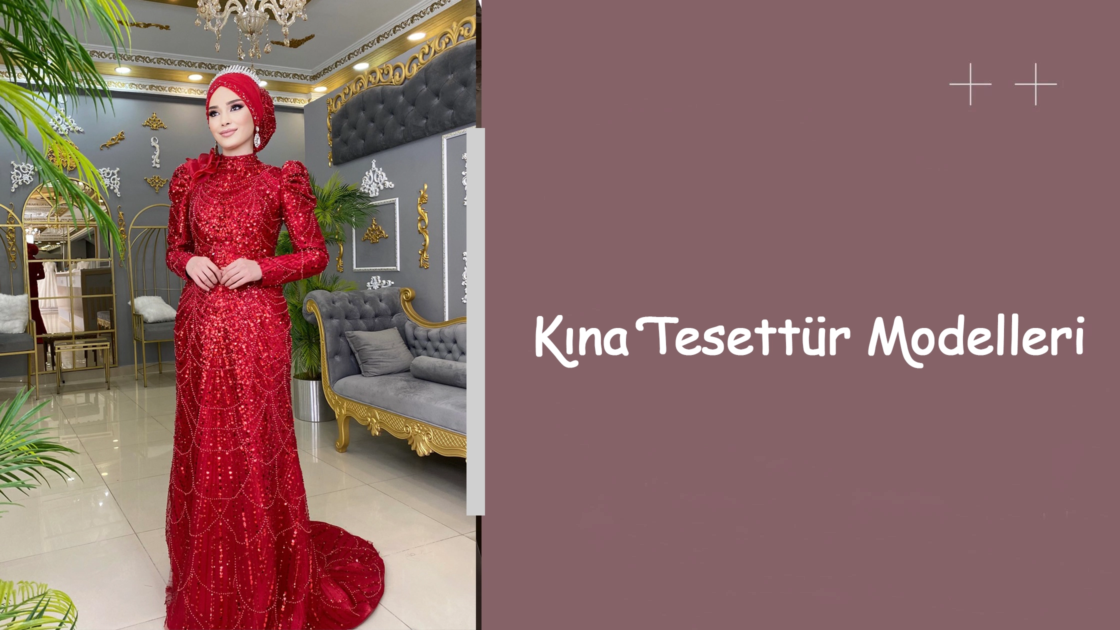 Kına Tesettür Modelleri