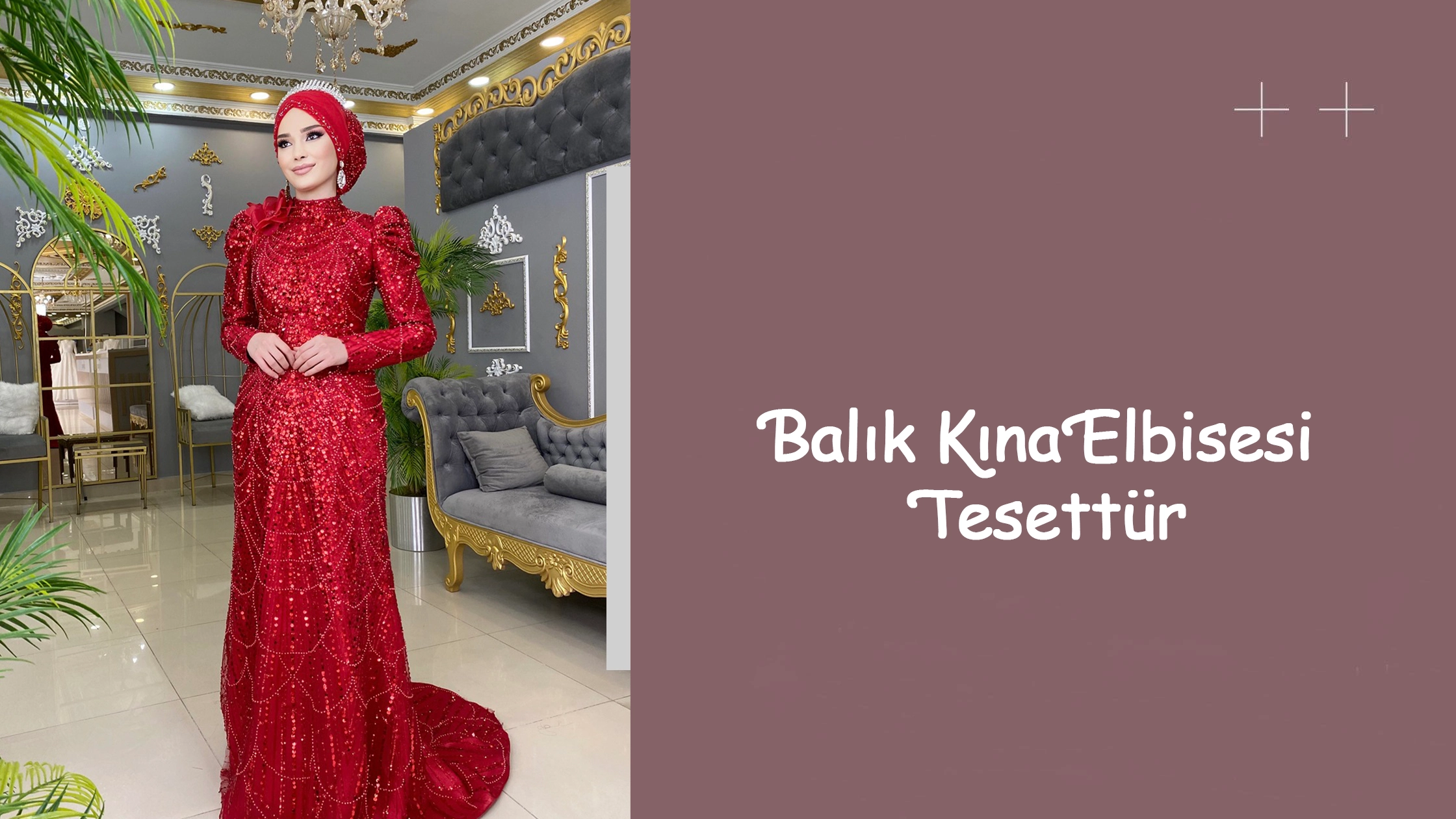Balık Kına Elbisesi Tesettür