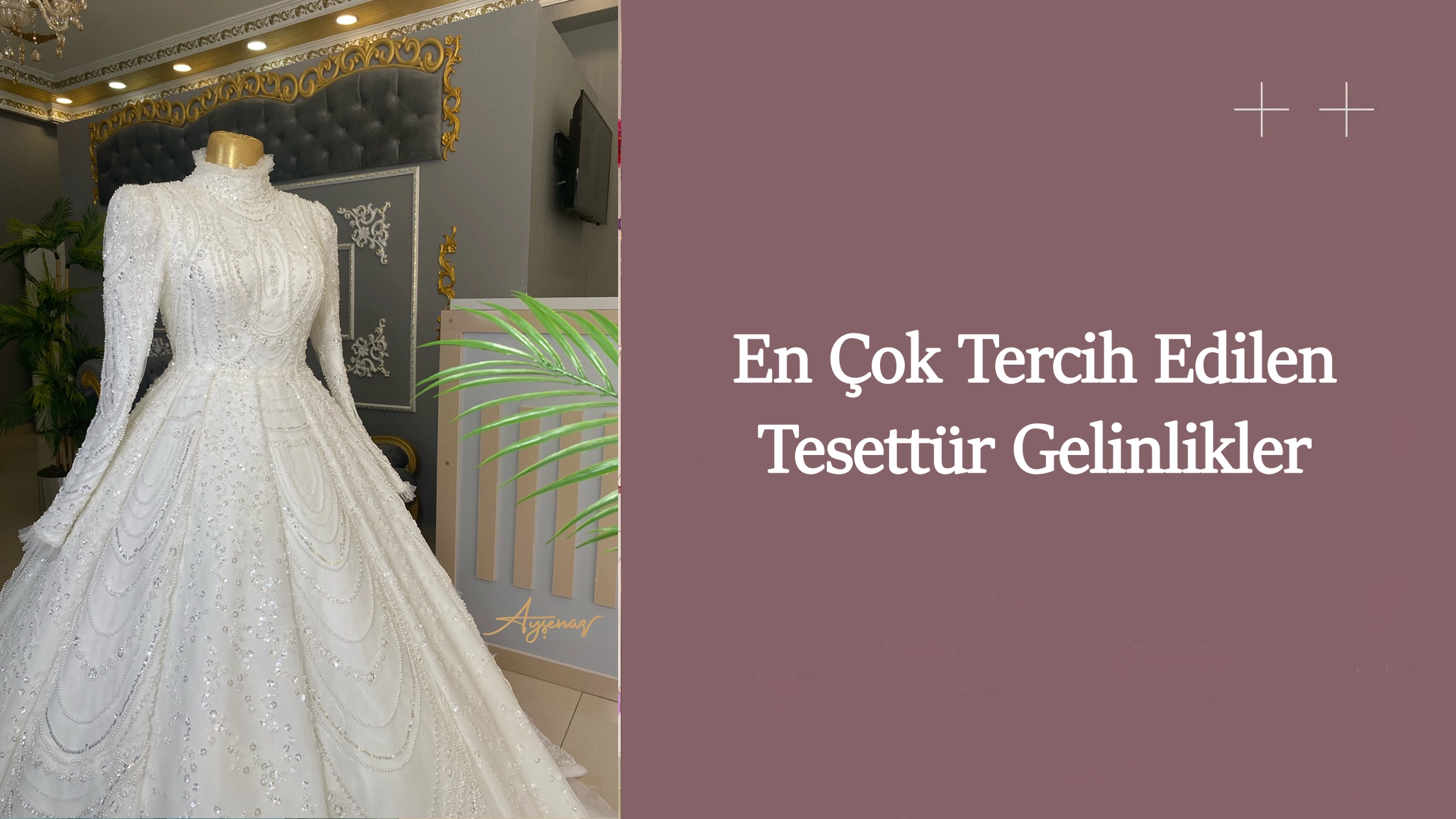En çok tercih edilen tesettür gelinlikler